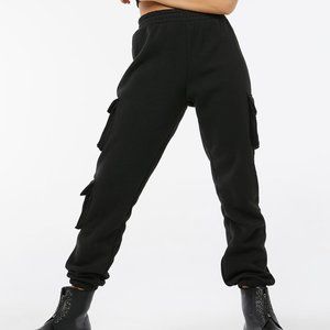 🐈‍⬛🖤🐈‍⬛ NWT Ultimate Black Gothic Punk Cargo Sweatpants - MJ